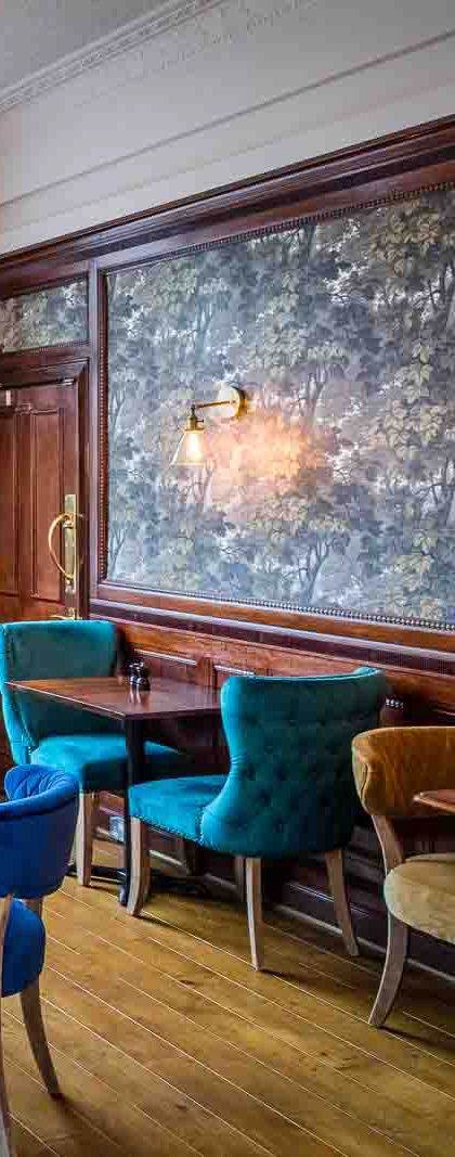 Stylish dining space