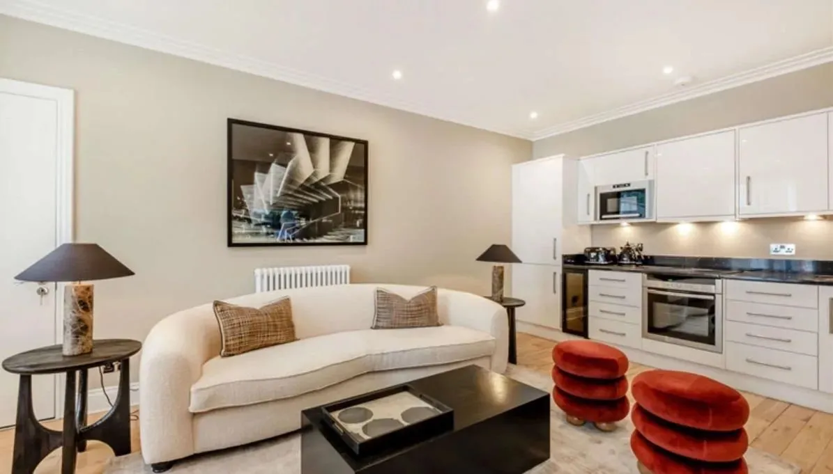 Modern Three Falcons service apartment with stylish decor